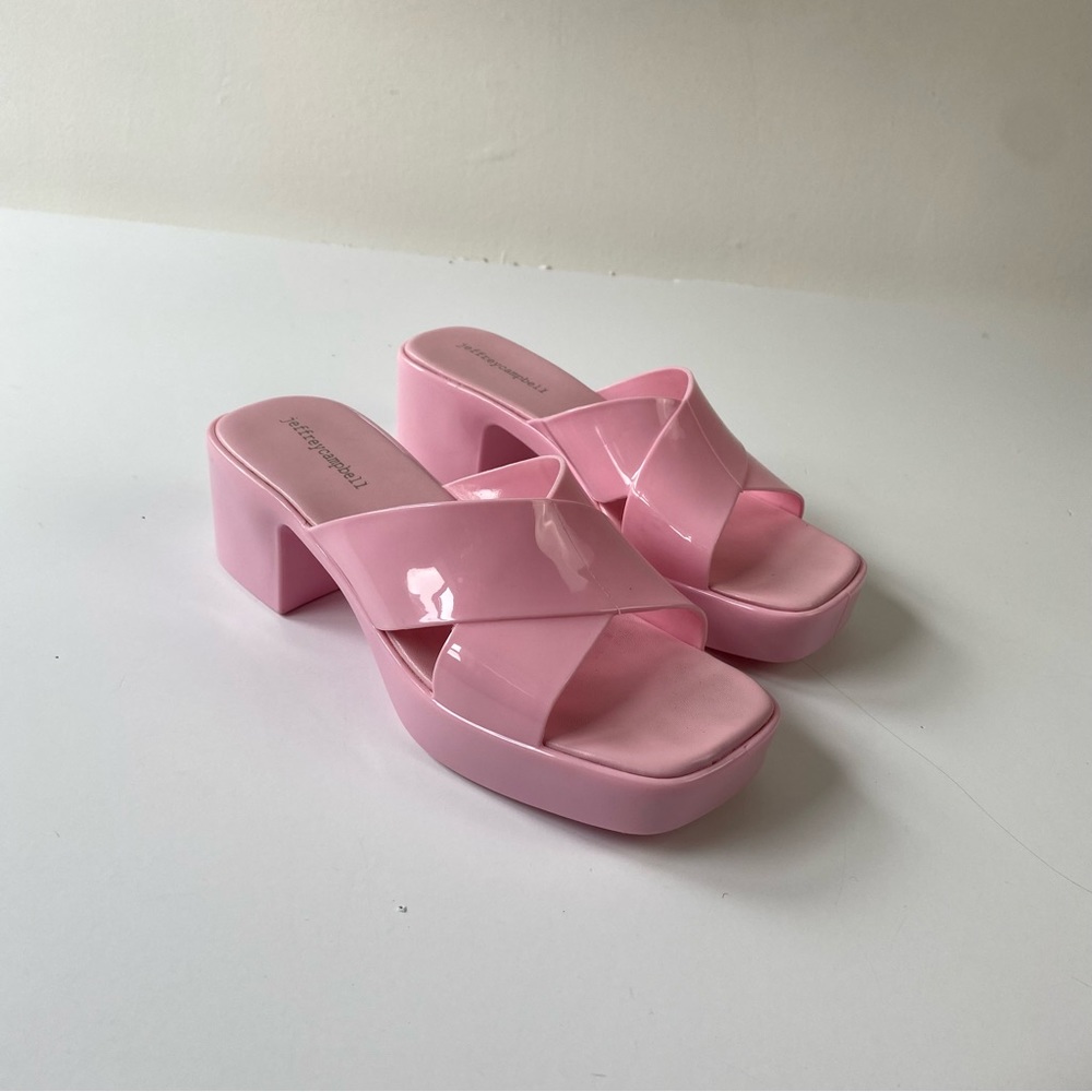 Jeffrey Campbell Bubblegum Jelly Sandals